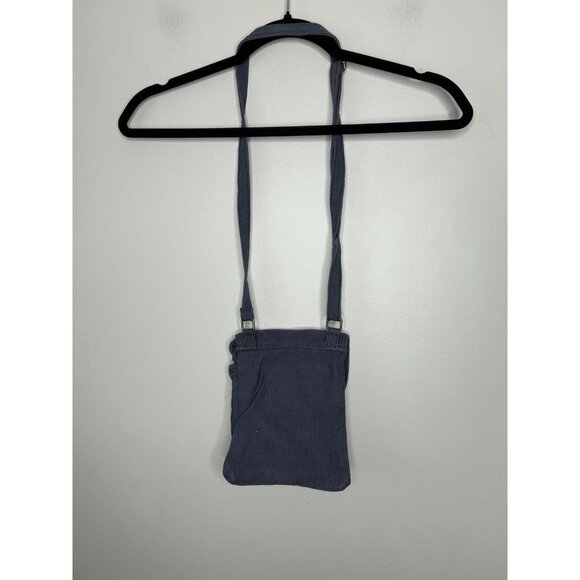 Life is Good Purse Blue Daisy Crossbody Bag Cotton Blend Canvas Button Closure - Picture 4 of 8